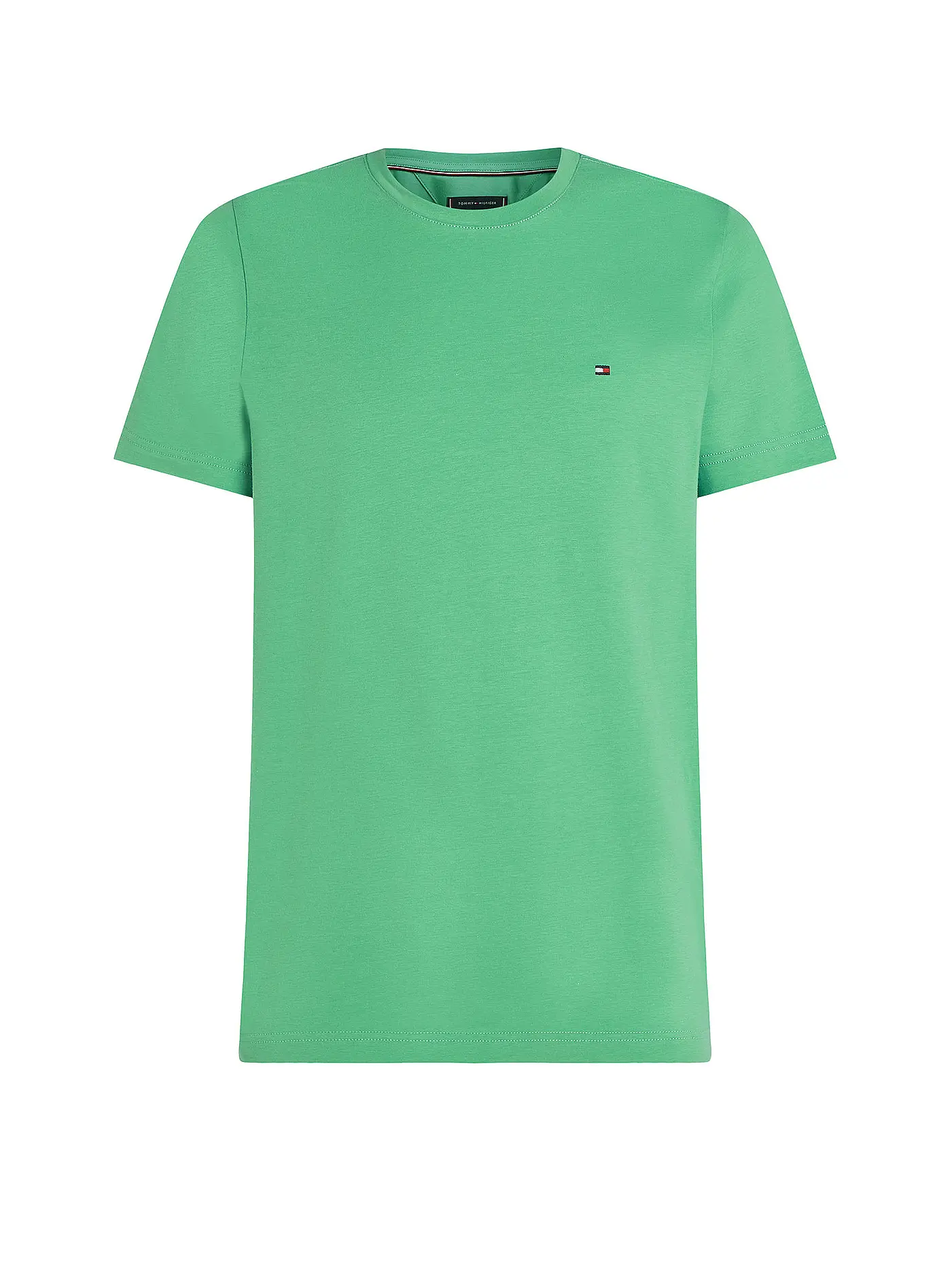 TOMMY HILFIGER | T-Shirt Slim Fit | grün